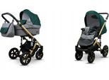 BabyLux® Sky Lark | 2in1 Kinderwagen Set | Grey Flex Green | Kombikinderwagen | Kinderwagenset |