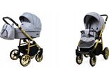 BabyLux® Color Lux | 2in1 Kinderwagen Set | Silver Flex | Kombikinderwagen | Kinderwagenset | Bu