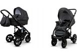 BabyLux® Sky Lark | 2in1 Kinderwagen Set | Black Flex | Kombikinderwagen | Kinderwagenset | Bugg