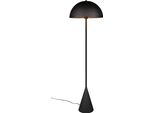 Lampada Da Terra Nera Opaca A Fungo Per Soggiorno E Camera Da Letto 130 Cm 1Xe27 40W Alfie Trio