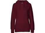 Neutral O83101 | Felpa Con Cappuccio Da Donna / Maglia Con Cappuccio / 100% Cotone Equosolidale - Colore: Bordeaux - Taglia: Xl