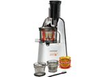 Concept LO-7066, Entsafter, Silber, Weiß, 60 RPM, 1 l, 1 l, 7,5 cm