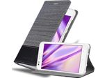 Cadorabo Custodia Per Htc Desire 10 Lifestyle / Desire 825 Custodia Protettiva In Grigio Custodia Per Cellulare Custodia A Libro Cover