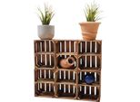 Holzkisten Vintage Geflammt 50 X 40 X 30Cm Ablage 6Er Set