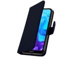 Avizar, Custodia Huawei Y5 2019 In Pelle Chesterfield Con Funzione Supporto, Blu Scuro
