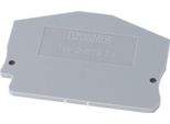 Coperchio 2,2 Mm, Grigio - Piastra Terminale/Divisoria Per Morsettiera D-STS 2,5