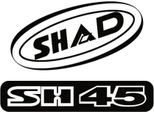 Kit Adesivi Per Bauletto Moto Shad SH45