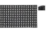 Zerbino Basic In Gomma Con Fori 50X80 Cm Nero