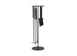 Blomus Ashi Set Camino 5 Pezzi Acciaio Verniciato A Polvere Nero 75,5 Cm (H)