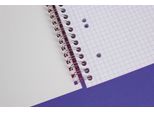 Clairefontaine 8572C Quaderni Con Rilegatura A Spirale, A5+, A Quadretti, 90 G, 80 Fogli, Vari Colori, 5 Pezzi