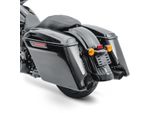 Valigia Laterale Allungata Per Harley Davidson Touring 14-25 Craftride Latch Nero