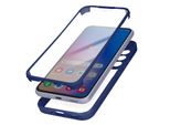 Avizar, Custodia A 360° Galaxy A34 5G Resistente Agli Urti, Protezione Completa, Blu
