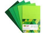 Pianka Mix Verde 20X30 Cm 5 Fogli Happy Colour