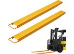 Vevor Set Di 2 Prolunghe Per Forche 1520 Mm Prolunga Per Forche 1,815 Tonnellate Di Portata Forche Q235 Acciaio Al Carbonio In Un Unico Pezzo Prolunga Per Forche Per Pallet Compatibile Con Forche Da 106 Mm
