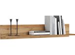 Mensola A Muro Shelf, Dimensioni Mensola A Muro: 100 X 18 X 16 Cm, Colore Mensola Sospesa: Craft