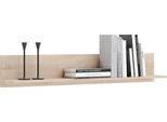Mensola A Muro Shelf, Mensola A Muro Di Dimensioni: 100 X 18 X 16 Cm, Mensola Sospesa Di Colore: Sonoma