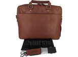 Cartella Leonhard Heyden Dakota Con Scomparto Per Computer Portatile 37 Cm Colore: Castagno (No Spazio Colore)
