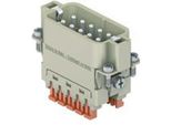 Csahm 10 I.L.M.E. Ilme CSAH-SQUICH Inserto Pin (M) Connessione A Morsetto A Gabbia, 10-Pin+Pe 250V, 16A - 5 Pz