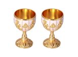 Calice, Ornamenti Retrò, Set Da Vino, Bicchiere Da Vino, Bicchiere Da Vino Dorato, Collezione