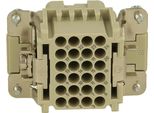 09162243101 Harting Han 24DD Hmc Inserto Per Presa (F) A Crimpare, 24 Pin+Pe 250V, 10A - 1 Pezzo