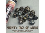 Dungeon Crawl Classics Dice Mighty Dice Of Arms - Tabletop-Rollenspiel - Inglese
