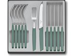 Victorinox Swiss Modern Set Di Posate 12 Pezzi Verde Salvia