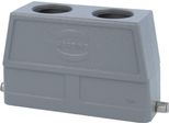 19300240457 Harting Han 24B Gommino Alto, Uscita Cavo Diritto 2Xm32, Per 1 Staffa (Sulla Parte Inferiore) Pressacavo M32