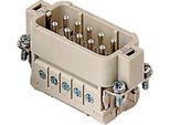 Cdam 10 X I.L.M.E. Inserto Per Cda Ilme (M) Senza Protezione Del Filo Connessione A Vite, 10 Pin+Pe 250V, 16A - 5 Pz