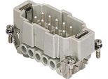 Cnem 10 Tx I.L.M.E. Inserto Pin Ilme Cne (M) Senza Protezione Del Filo Connessione A Vite, 10 Pin+Pe 500V, 16A - 5 Pz