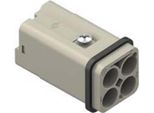 CQ4M 03 I.L.M.E. Ilme Cq Inserto A Pin (M) Connessione A Crimpare, 3 Pin+Pe 400V, 40A - 40Pz