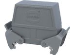 19300160537 Harting Han 16B Custodia Per Passacavi Alta, 1 Uscita Cavi Laterale M32, Con 2 Traverse M32 A Vite