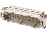 09330242602 Harting Han 24E Inserto A Pin (M) Connessione A Crimpare, 24 Pin+Pe 500V, 16A - 1 Pezzo