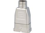 19120080412 Harting Han Q Custodia Per Passacavi Emc Con Punto Di Serraggio In Pe, Uscita Cavo Diritto 1Xm25, Per 1 Supporto (Sulla Parte Inferiore)