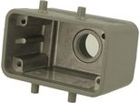 19340030420 Harting Han 10B Hve Gommino Basso, Uscita Cavo Diritto 1Xm20, Per 2 Staffe (Sulla Parte Inferiore) - 1 Pezzo