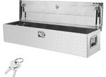 1219 X 381 X 381 Mm Cassetta Per Attrezzi Per Il Pianale Del Camion, Chiudibile A Chiave 177 L Cassetta Per Attrezzi Truckbox Cassetta Per Attrezzi Per La Conservazione Degli Attrezzi, Capacità Di Carico 50 Kg Organizzatore Di Cassette Per Camper, Auto, Ecc.