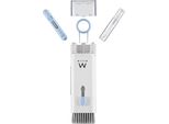 Ewent EW5630, Kit Per La Pulizia Dei Dispositivi, Cuffia/Auricolare, Tastiera, Lcd/Led/Plasma, Telefono Cellulare/Smartphone, Tablet Pc, Abs (Acrilonitrile-Butadiene-Stirene), Bianco, 60 Mm, 35 Mm