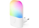 Hama Luce Notturna A Led "Color"" Per Presa Di Corrente, Sensore Crepuscolare, Cambio Colore, Rgb (00223504)"