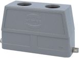 19300240456 Harting Han 24B Gommino Alto, Uscita Cavo Diritto 2Xm25, Per 1 Staffa (Sulla Parte Inferiore) Pressacavo M25