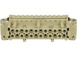 09332242702 Harting Han 24E Hmc Inserto Per Presa (F) A Crimpare, 24 Pin+Pe 500V, 16A - 1 Pezzo