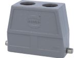 19300160456 Harting Han 16B Gommino Alto, Uscita Cavo Diritto 2Xm25, Per 1 Staffa (Sulla Parte Inferiore) Pressacavo M25