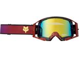 Fox Airspace Drip Motocross Brille, Rot/Gelb