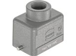 19302061440 Harting Han 6B Hmc Gommino Basso, Uscita Cavo Diritto 1Xm20, Per 1 Supporto (Parte Inferiore) - 1 Pezzo