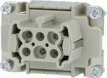 09330062772 Harting Han 6ESS Inserto Per Presa (F) A Doppia Gabbia, 6 Poli+Pe 500V, 16A - 1 Pezzo