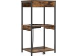 Syfax™ Armadio Da Notte Rovere Fumé 41 X 31 X 76 Cm Legno Multistrato