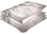 Hubdeco Tovagliette Protettive Durevoli Per Il Tavolo Da Pranzo - Set Di 4 Tovagliette In Vinile Lavabili - Tovagliette Per La Cucina - Tovaglietta - Tovagliette Lavabili - 44X32Cm - Modello 22