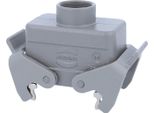 19300101431 Harting Han 10B Custodia Bassa Per Passacavi, Uscita Cavo Diritto 1Xm25, Con 2 Traverse M25 A Vite