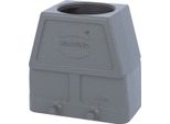 19300100428 Harting Han 10B Gommino Alto, Uscita Cavo Diritto 1Xm40, Per 2 Staffe (Sulla Parte Inferiore) Pressacavo M40