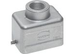19628061440 Harting Han 6B Emc / High Temp Grommet Housing Low, 1Xm20 Uscita Cavo Dritto, Per 1 Staffa (Sulla Parte Inferiore)