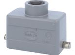 09300101441 Harting Han 10B Gommino Basso, Uscita Cavo Diritto 1Xpg16, Per 1 Staffa (Nella Parte Inferiore) Collegamento A Vite