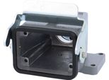 04300060763 Harting Han 6B Custodia Per Giunto Alto, 1Xm25 Uscita Cavo Dritto, Con 1 Staffa Longitudinale M25 Attacco A Vite